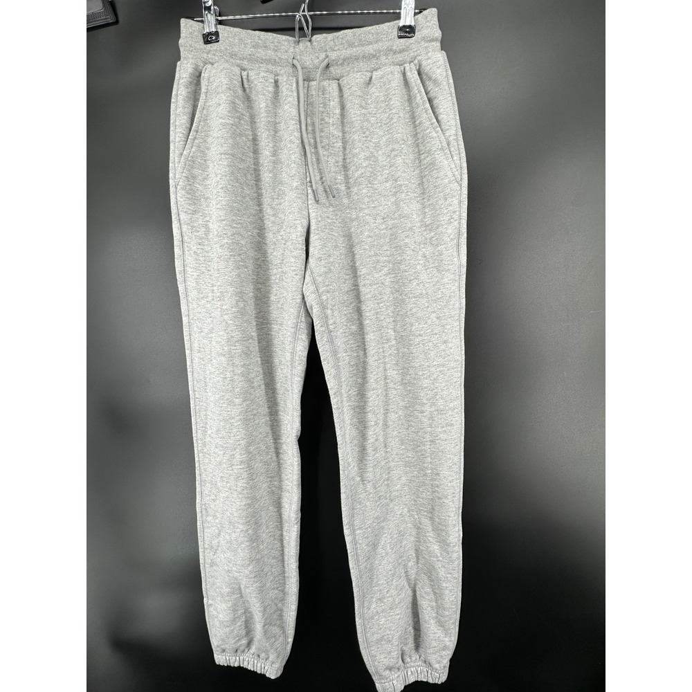 Everlane Mens French Terry Sweatpants Heather Grey Joggers Organic Cotton Small